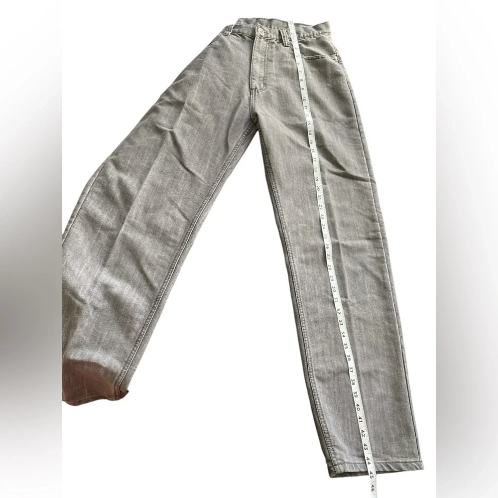 Vintage Don Gray Cotton Embroidered‎ Back Pockets Men Jeans Size 34